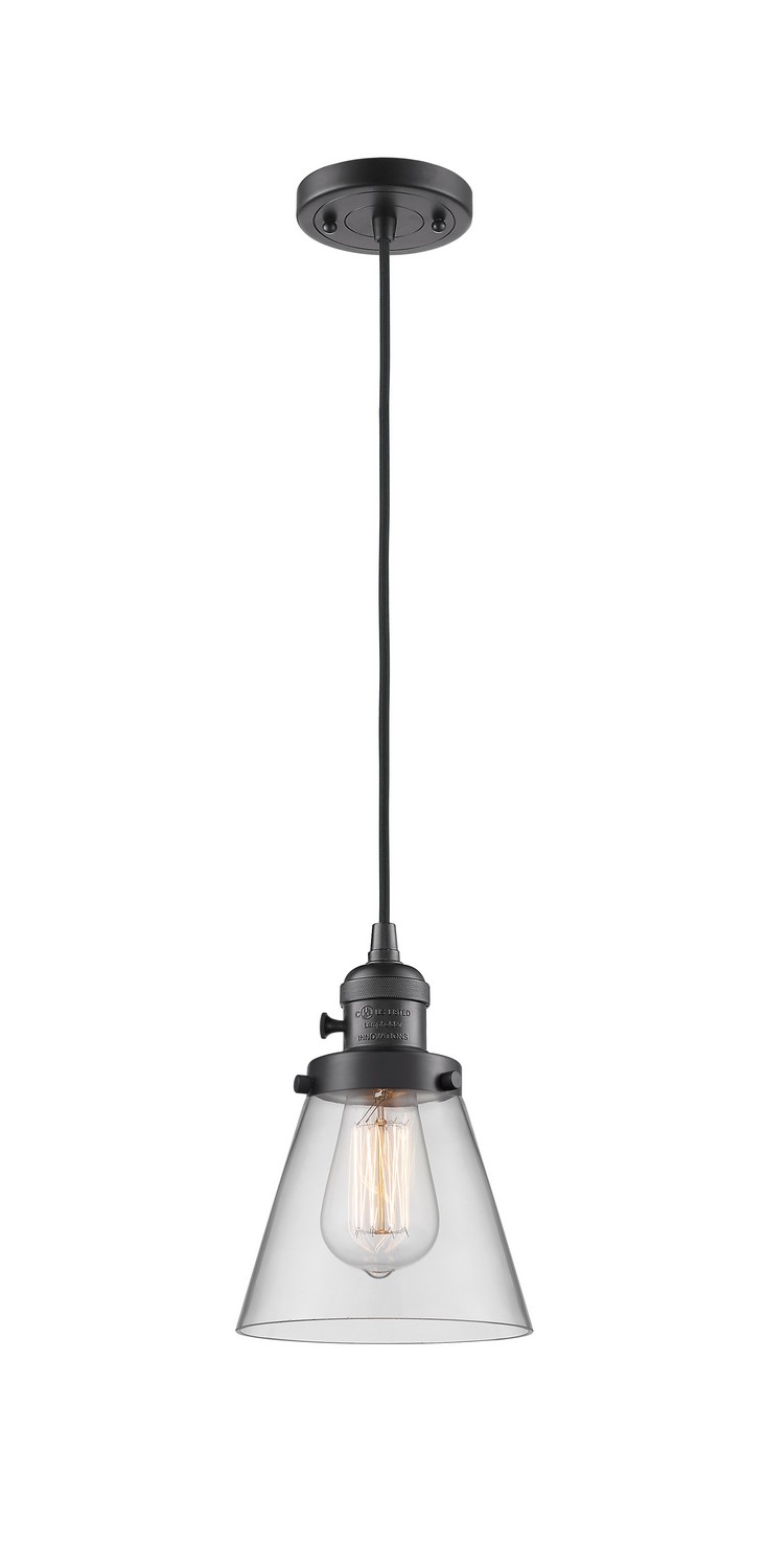 LED Mini Pendant by Innovations - Franklin Restoration Collection, Oil Rubbed Bronze Finish - 201CSW-OB-G62-LED