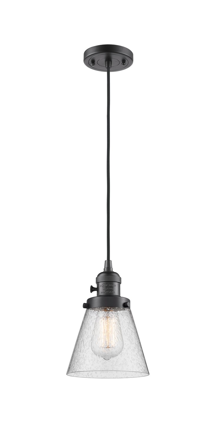 LED Mini Pendant by Innovations - Franklin Restoration Collection, Oil Rubbed Bronze Finish - 201CSW-OB-G64-LED