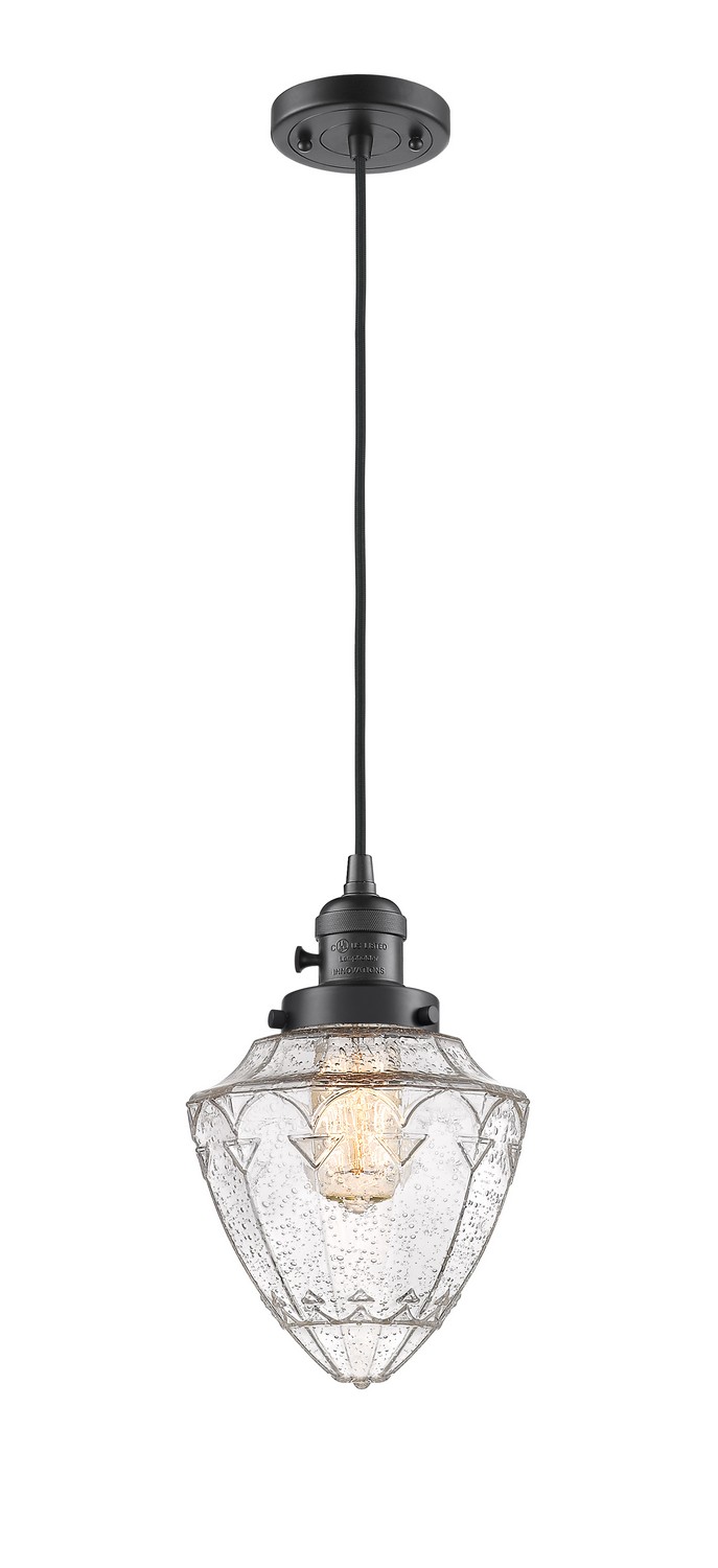 LED Mini Pendant by Innovations - Franklin Restoration Collection, Oil Rubbed Bronze Finish - 201CSW-OB-G664-7-LED