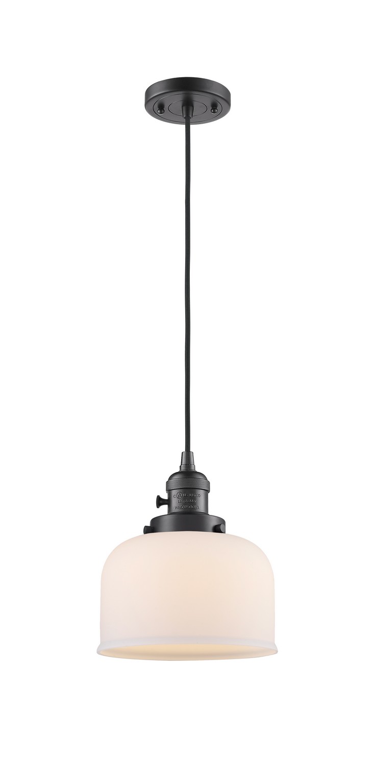 One Light Mini Pendant by Innovations - Franklin Restoration Collection, Oil Rubbed Bronze Finish - 201CSW-OB-G71