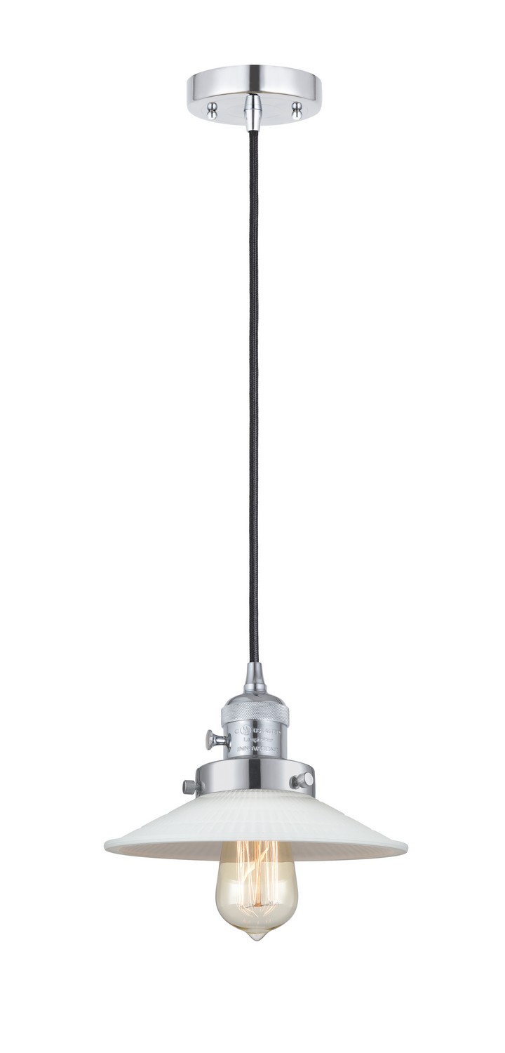 One Light Mini Pendant by Innovations - Franklin Restoration Collection, Polished Chrome Finish - 201CSW-PC-G1