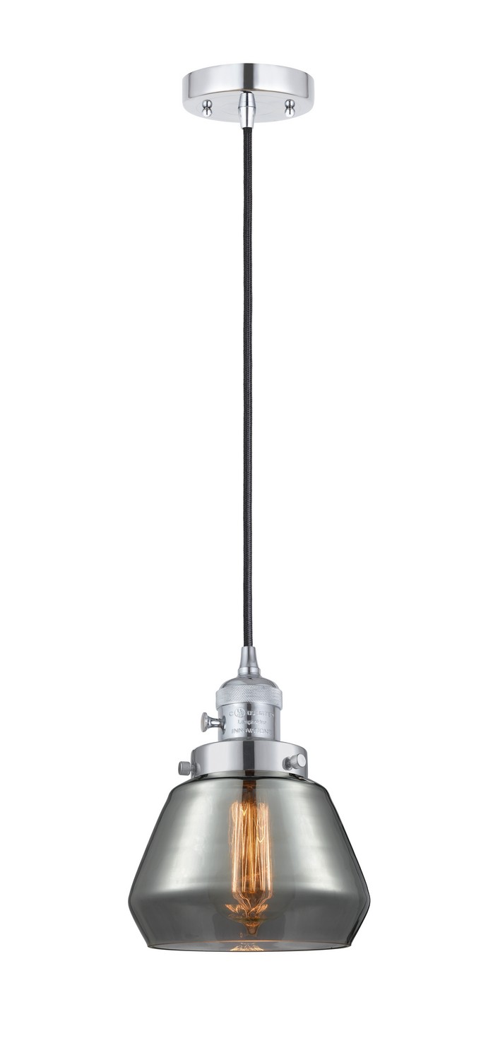 LED Mini Pendant by Innovations - Franklin Restoration Collection, Polished Chrome Finish - 201CSW-PC-G173-LED