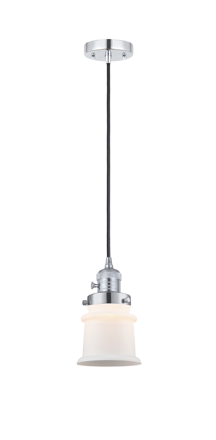 LED Mini Pendant by Innovations - Franklin Restoration Collection, Polished Chrome Finish - 201CSW-PC-G181S-LED