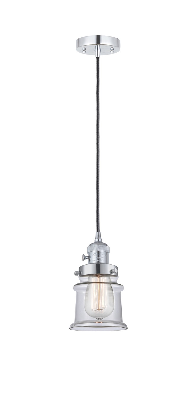 LED Mini Pendant by Innovations - Franklin Restoration Collection, Polished Chrome Finish - 201CSW-PC-G182S-LED