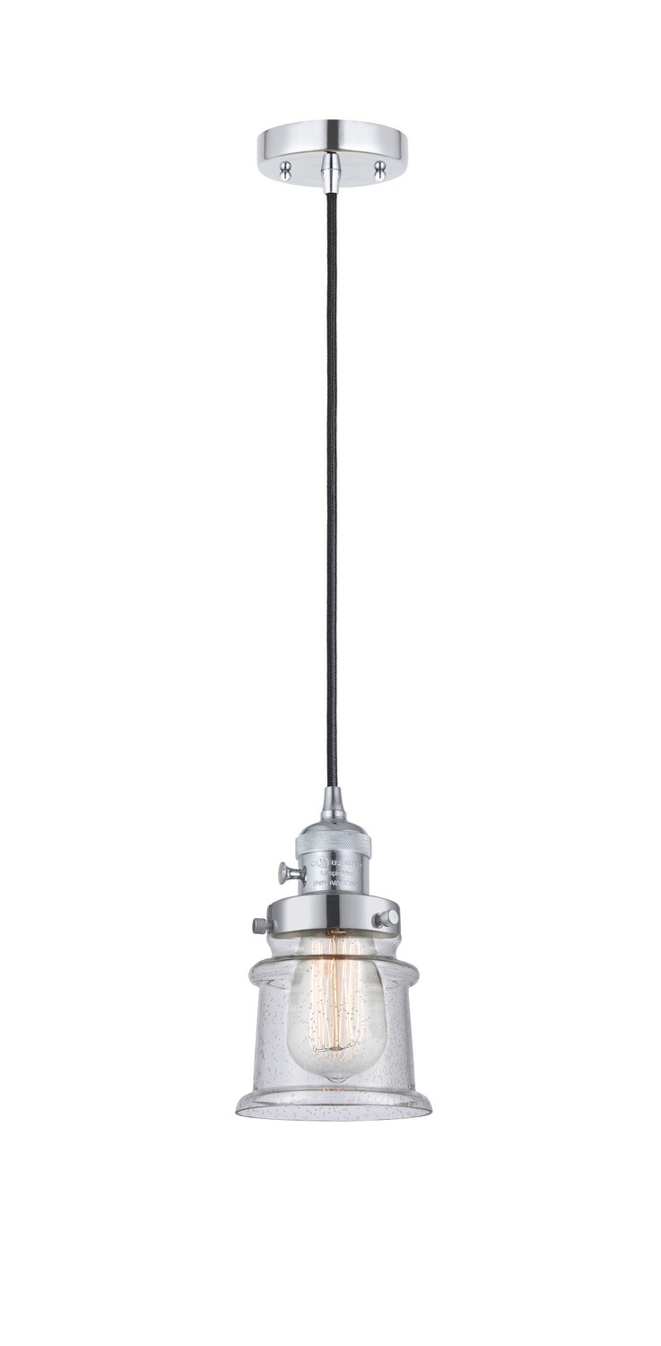 LED Mini Pendant by Innovations - Franklin Restoration Collection, Polished Chrome Finish - 201CSW-PC-G184S-LED