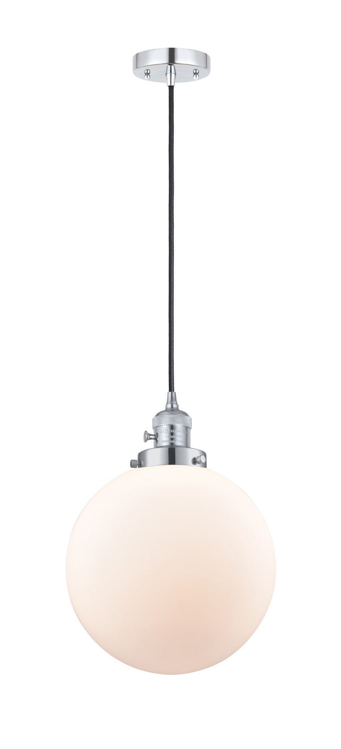 LED Mini Pendant by Innovations - Franklin Restoration Collection, Polished Chrome Finish - 201CSW-PC-G201-10-LED