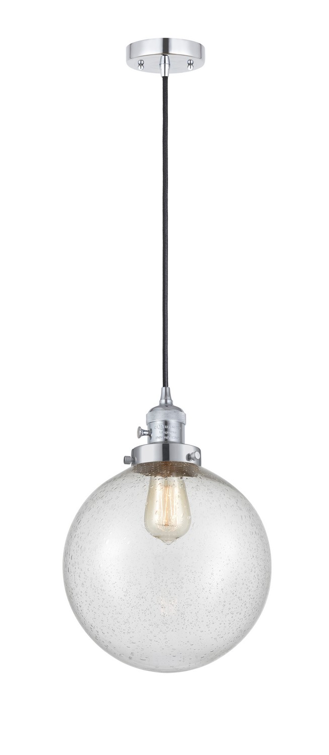 LED Mini Pendant by Innovations - Franklin Restoration Collection, Polished Chrome Finish - 201CSW-PC-G204-10-LED
