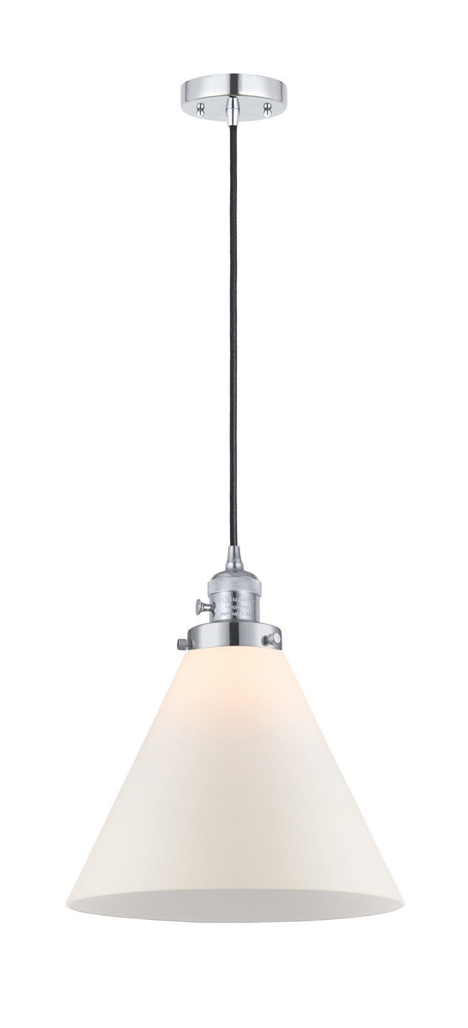 One Light Mini Pendant by Innovations - Franklin Restoration Collection, Polished Chrome Finish - 201CSW-PC-G41-L