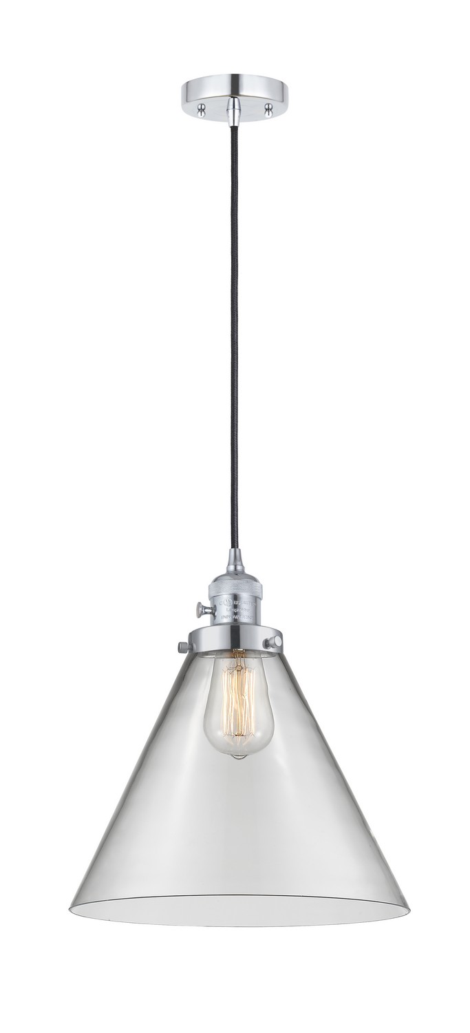 LED Mini Pendant by Innovations - Franklin Restoration Collection, Polished Chrome Finish - 201CSW-PC-G42-L-LED