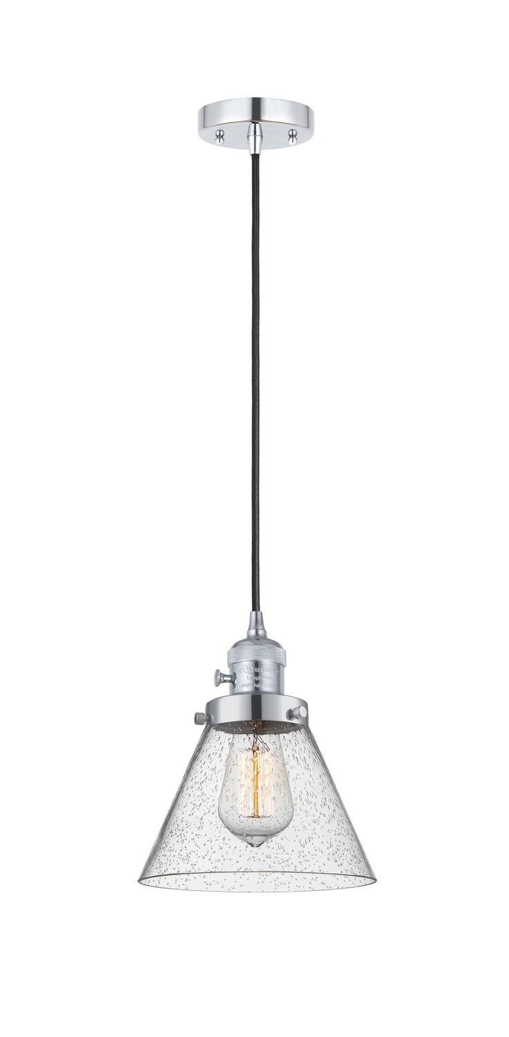 LED Mini Pendant by Innovations - Franklin Restoration Collection, Polished Chrome Finish - 201CSW-PC-G44-LED