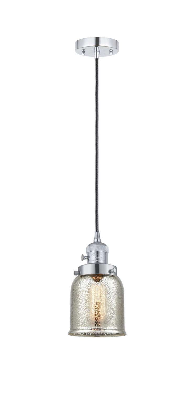 LED Mini Pendant by Innovations - Franklin Restoration Collection, Polished Chrome Finish - 201CSW-PC-G58-LED