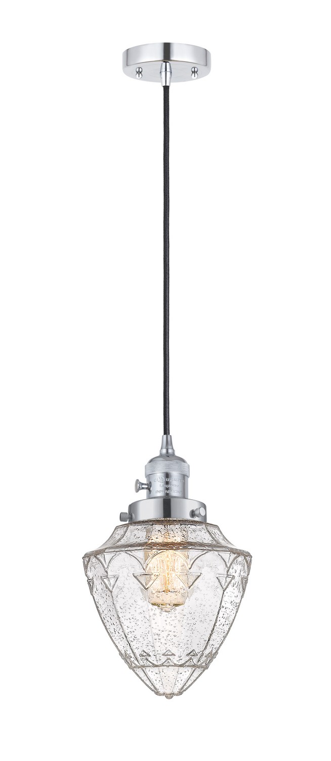 LED Mini Pendant by Innovations - Franklin Restoration Collection, Polished Chrome Finish - 201CSW-PC-G664-7-LED