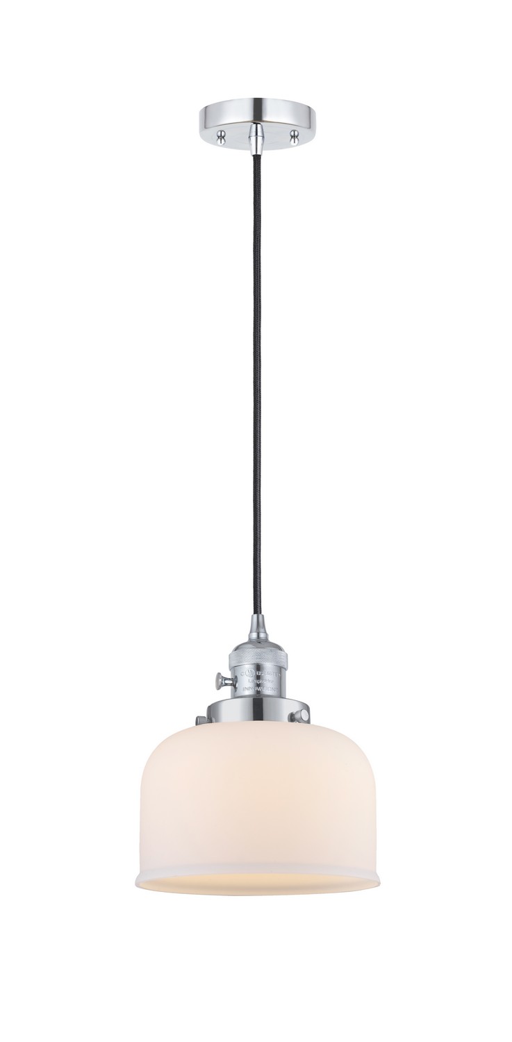 One Light Mini Pendant by Innovations - Franklin Restoration Collection, Polished Chrome Finish - 201CSW-PC-G71