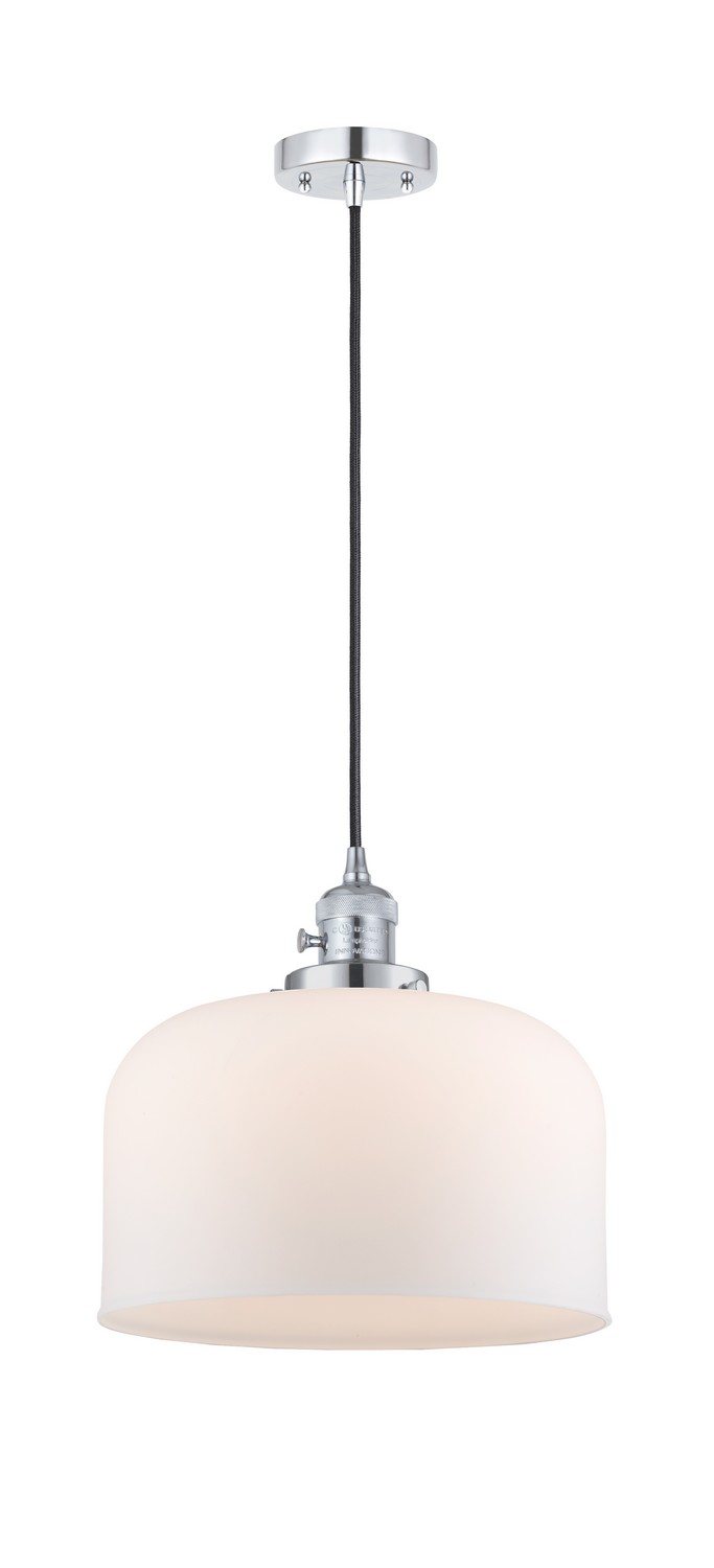 One Light Mini Pendant by Innovations - Franklin Restoration Collection, Polished Chrome Finish - 201CSW-PC-G71-L
