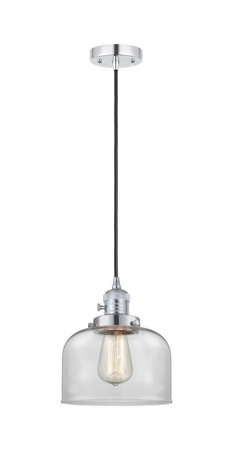 One Light Mini Pendant by Innovations - Franklin Restoration Collection, Polished Chrome Finish - 201CSW-PC-G72
