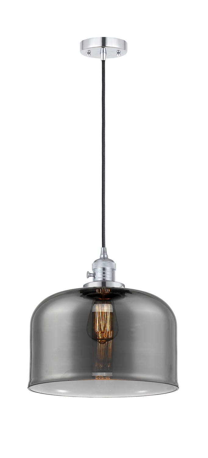 One Light Mini Pendant by Innovations - Franklin Restoration Collection, Polished Chrome Finish - 201CSW-PC-G73-L