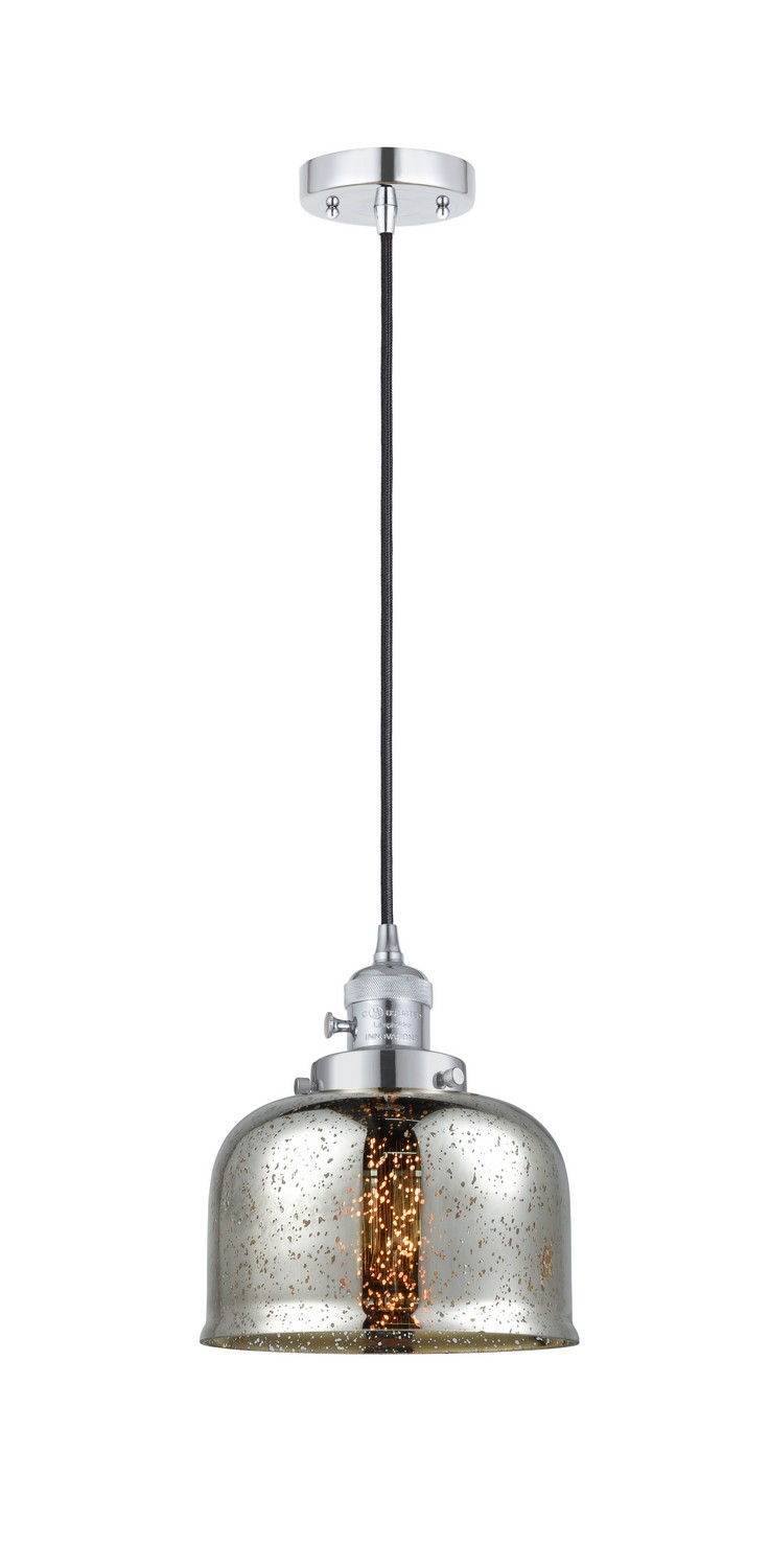 LED Mini Pendant by Innovations - Franklin Restoration Collection, Polished Chrome Finish - 201CSW-PC-G78-LED