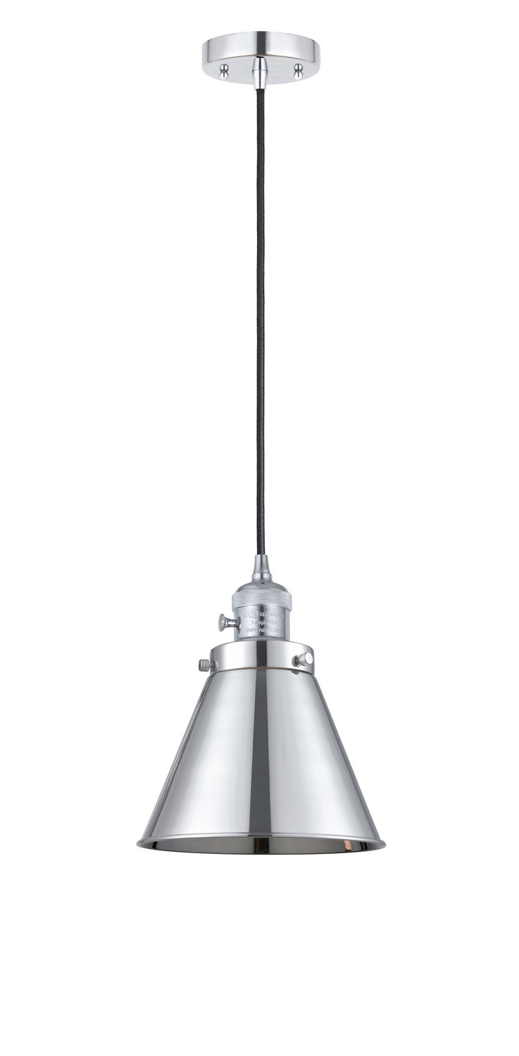 One Light Mini Pendant by Innovations - Franklin Restoration Collection, Polished Chrome Finish - 201CSW-PC-M13-PC