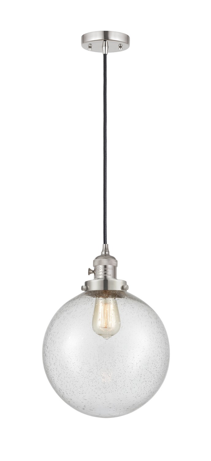LED Mini Pendant by Innovations - Franklin Restoration Collection, Polished Nickel Finish - 201CSW-PN-G204-10-LED