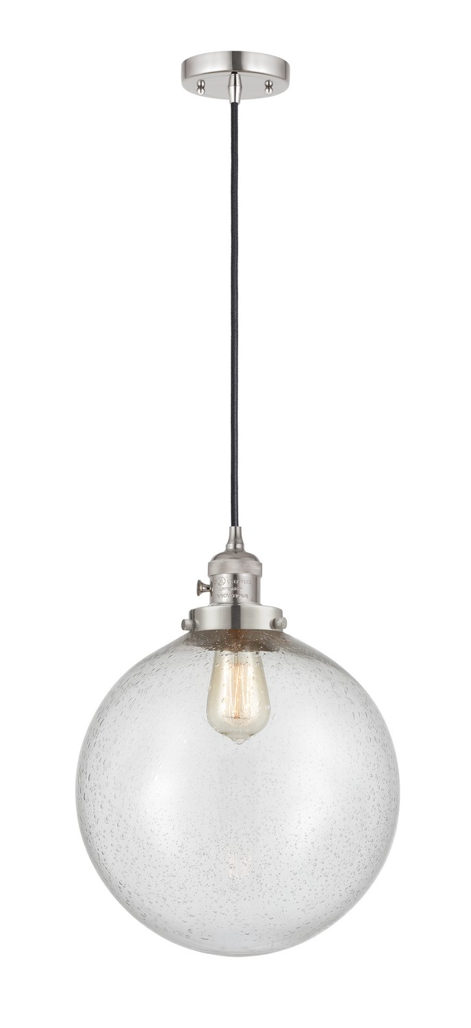 LED Mini Pendant by Innovations - Franklin Restoration Collection, Polished Nickel Finish - 201CSW-PN-G204-12-LED