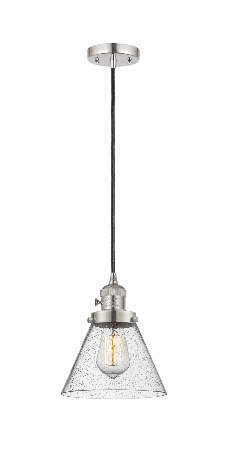 LED Mini Pendant by Innovations - Franklin Restoration Collection, Polished Nickel Finish - 201CSW-PN-G44-LED