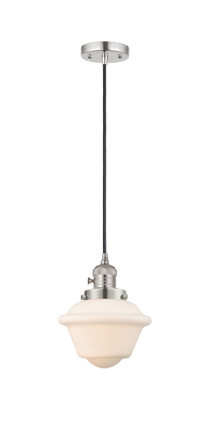 One Light Mini Pendant by Innovations - Franklin Restoration Collection, Polished Nickel Finish - 201CSW-PN-G531