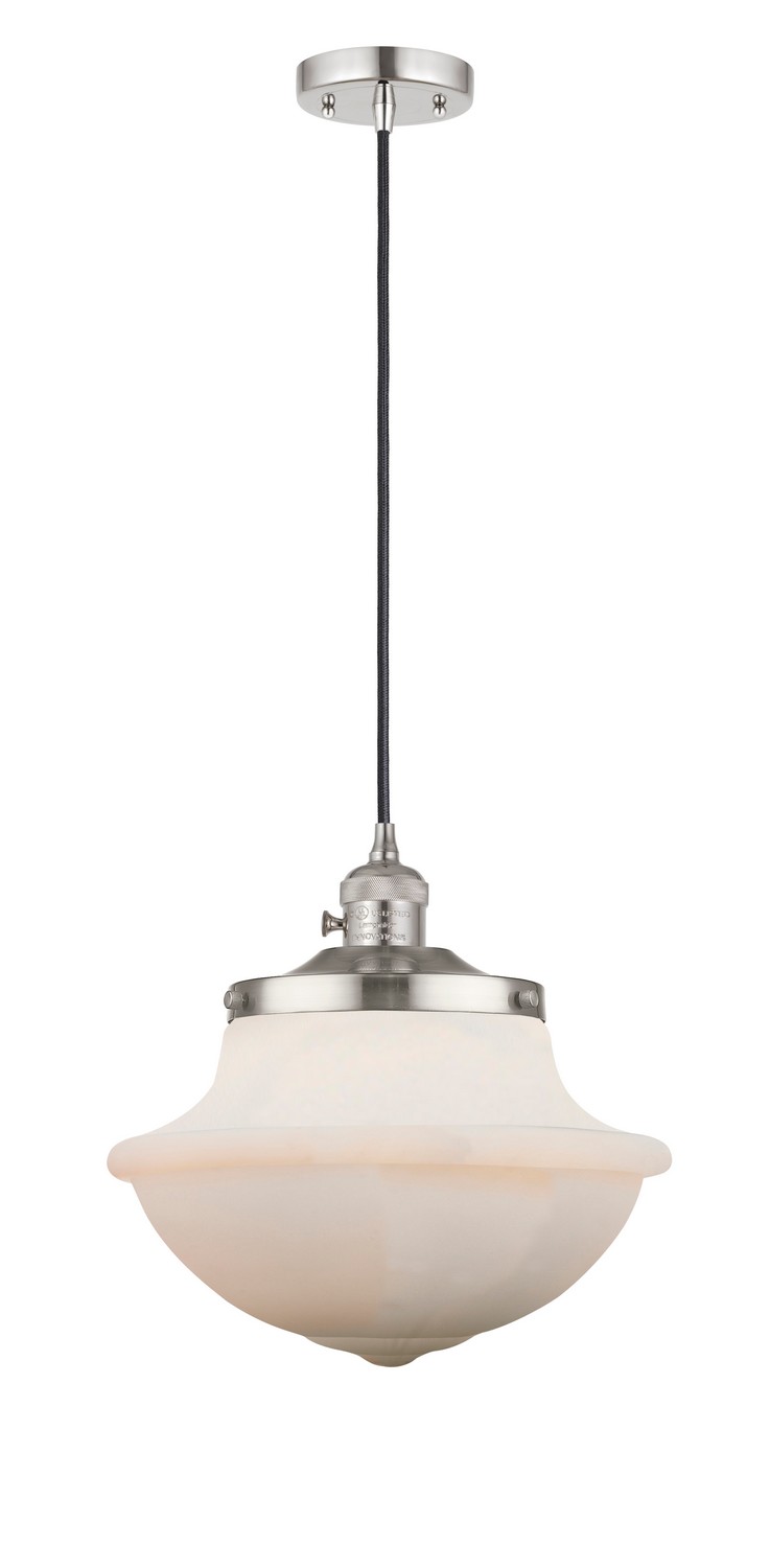 One Light Mini Pendant by Innovations - Franklin Restoration Collection, Polished Nickel Finish - 201CSW-PN-G541