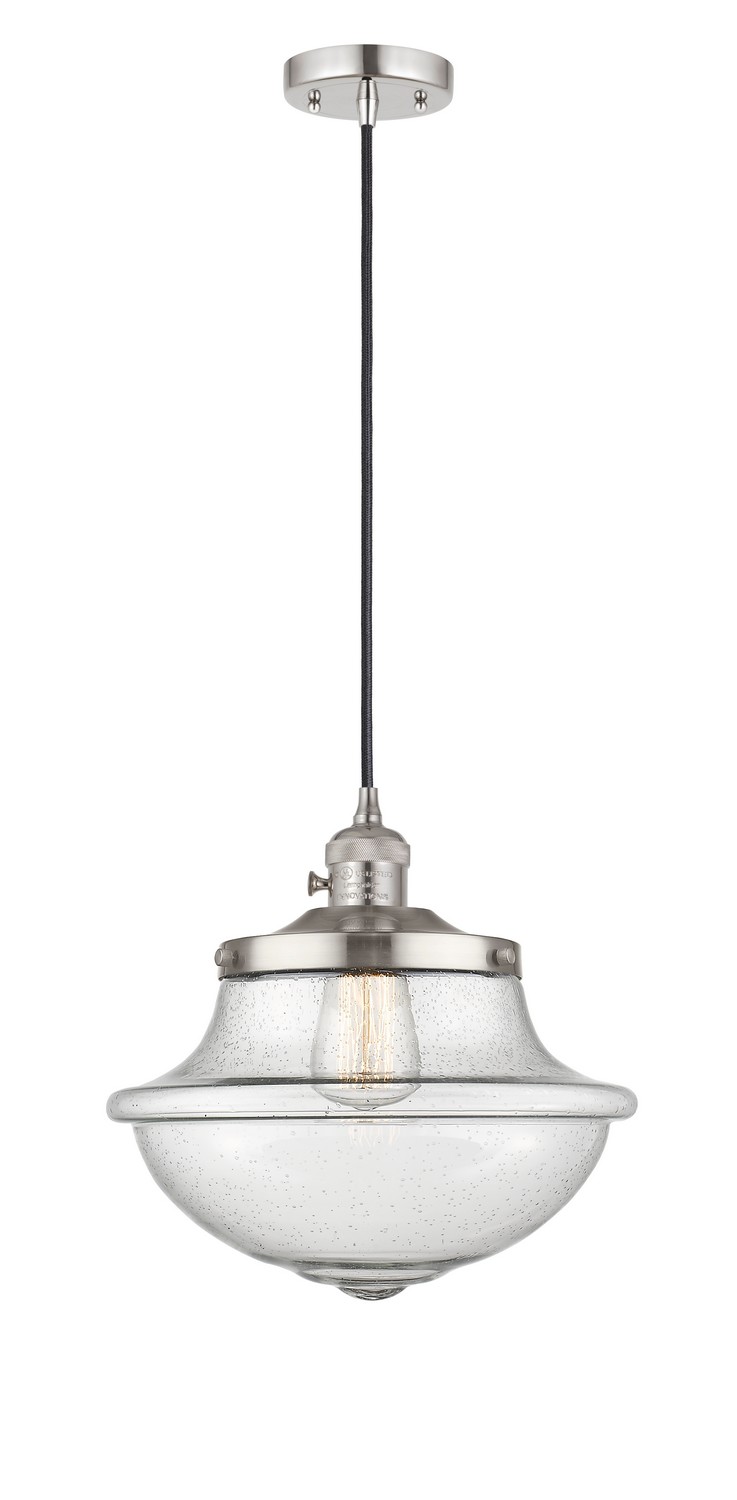 One Light Mini Pendant by Innovations - Franklin Restoration Collection, Polished Nickel Finish - 201CSW-PN-G544