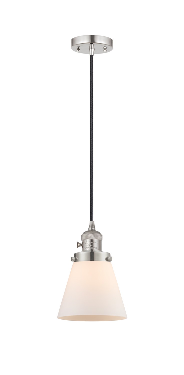 LED Mini Pendant by Innovations - Franklin Restoration Collection, Polished Nickel Finish - 201CSW-PN-G61-LED