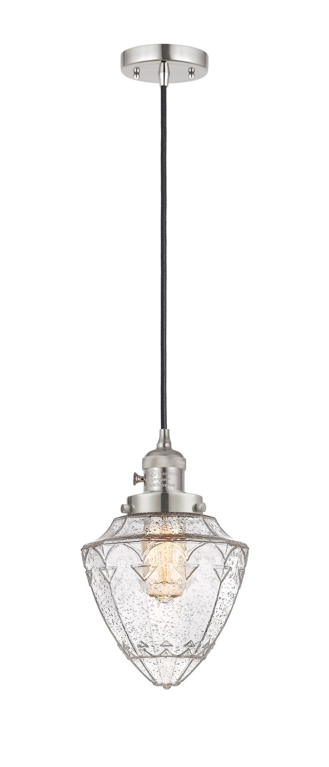 LED Mini Pendant by Innovations - Franklin Restoration Collection, Polished Nickel Finish - 201CSW-PN-G664-7-LED