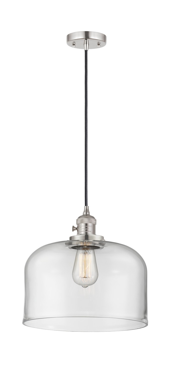 LED Mini Pendant by Innovations - Franklin Restoration Collection, Polished Nickel Finish - 201CSW-PN-G72-L-LED