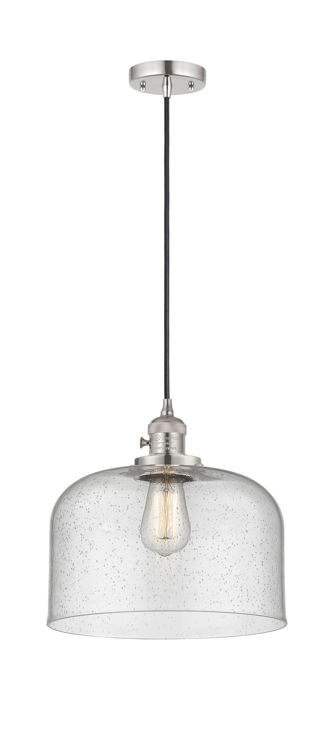 One Light Mini Pendant by Innovations - Franklin Restoration Collection, Polished Nickel Finish - 201CSW-PN-G74-L