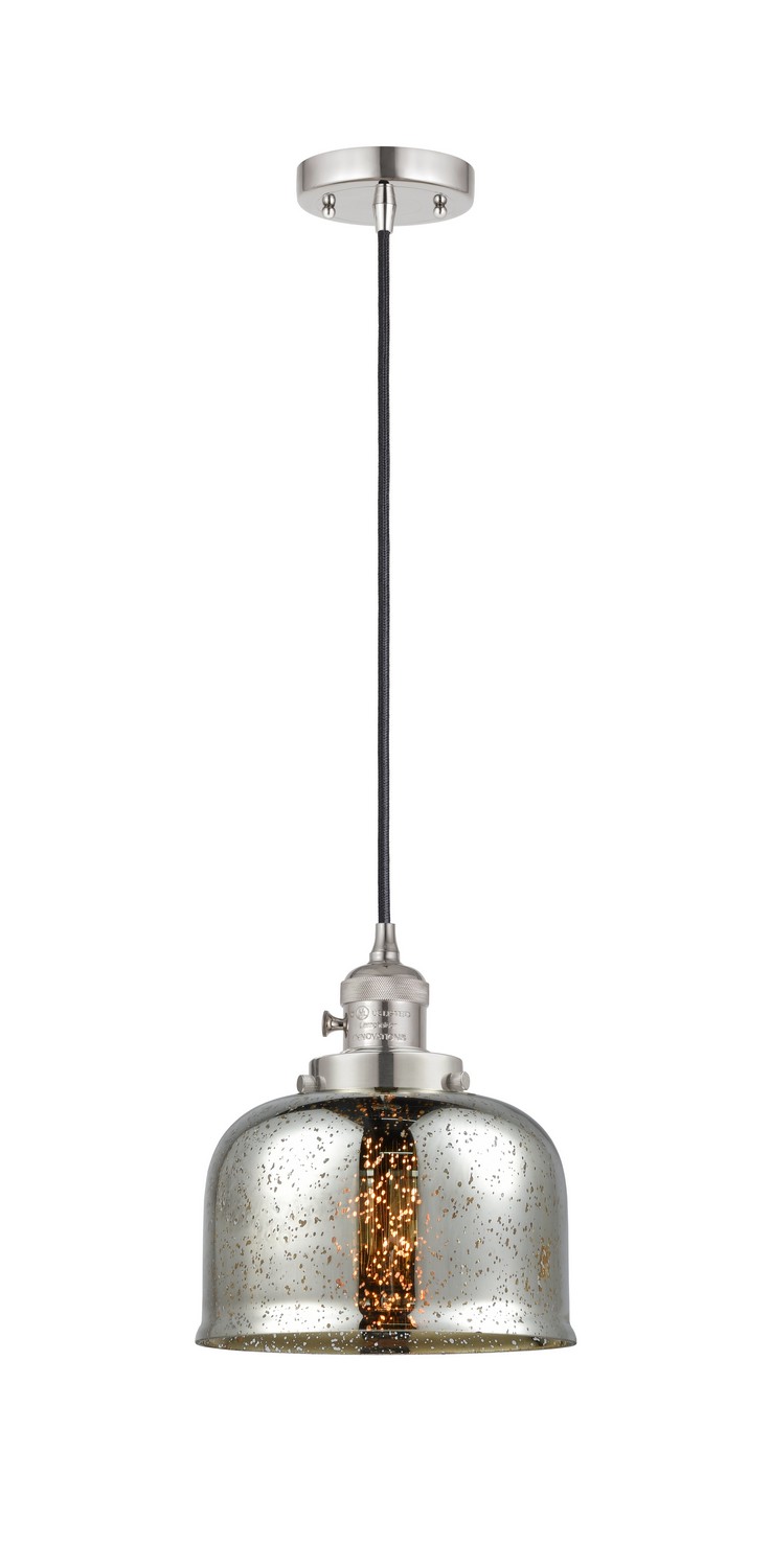 One Light Mini Pendant by Innovations - Franklin Restoration Collection, Polished Nickel Finish - 201CSW-PN-G78