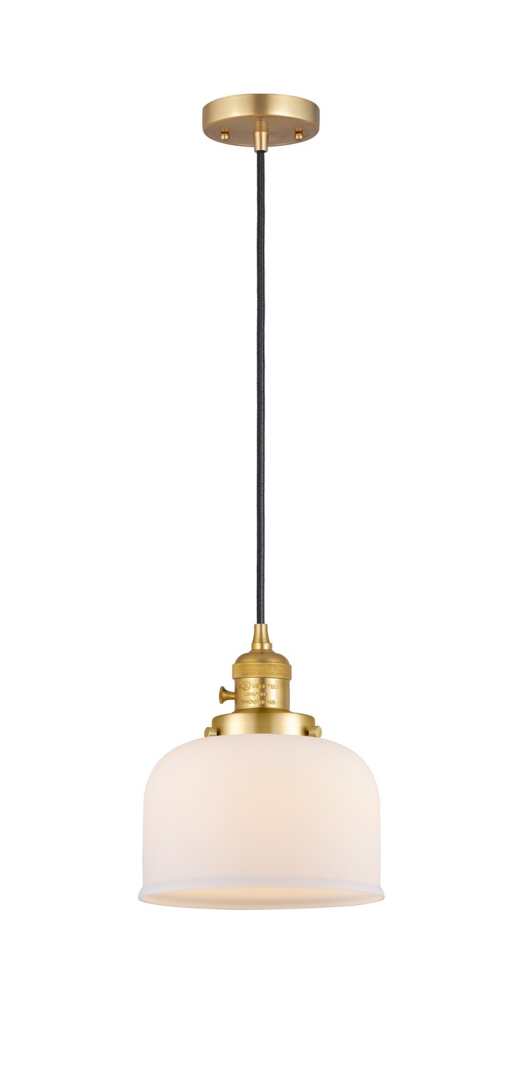 LED Mini Pendant by Innovations - Franklin Restoration Collection, Satin Gold Finish - 201CSW-SG-G71-LED