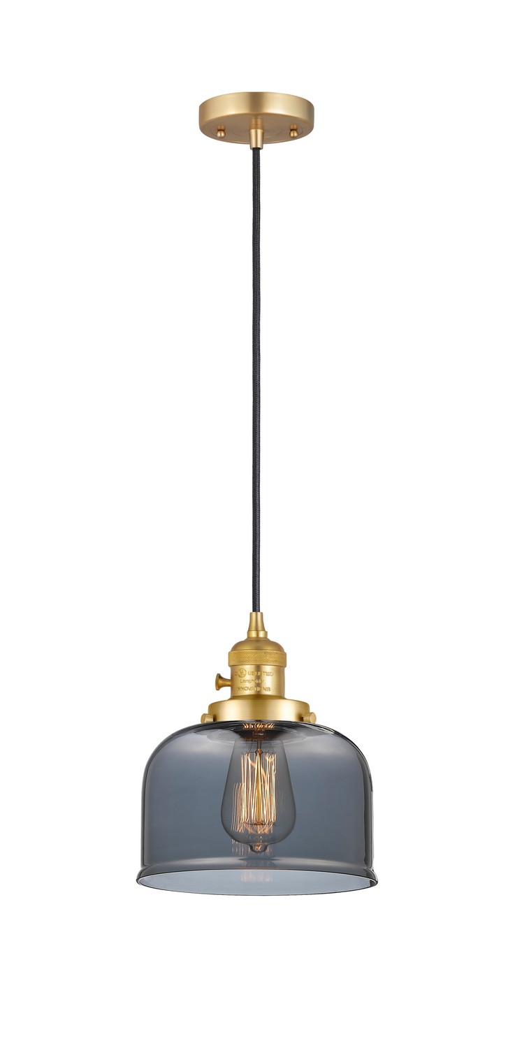 LED Mini Pendant by Innovations - Franklin Restoration Collection, Satin Gold Finish - 201CSW-SG-G73-LED