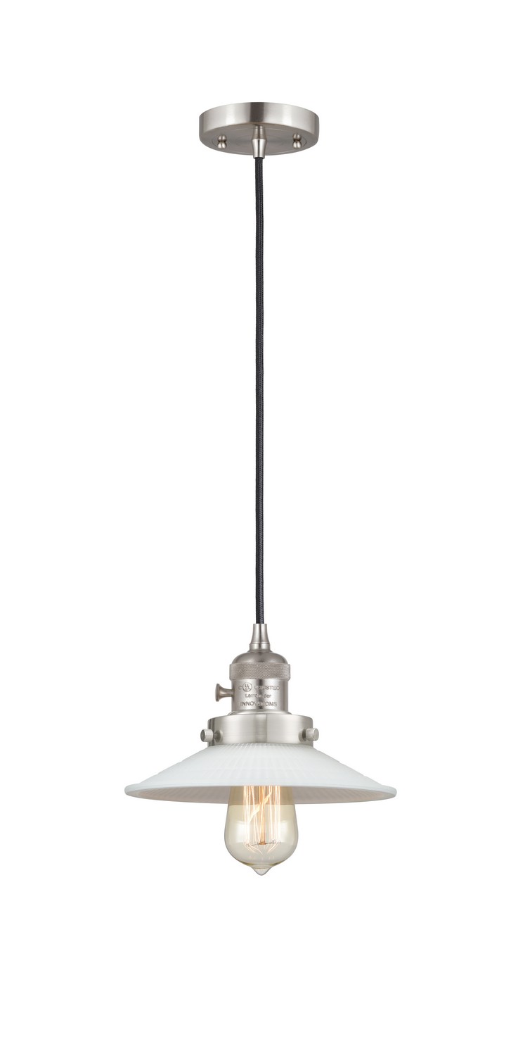 One Light Mini Pendant by Innovations - Franklin Restoration Collection, Brushed Satin Nickel Finish - 201CSW-SN-G1