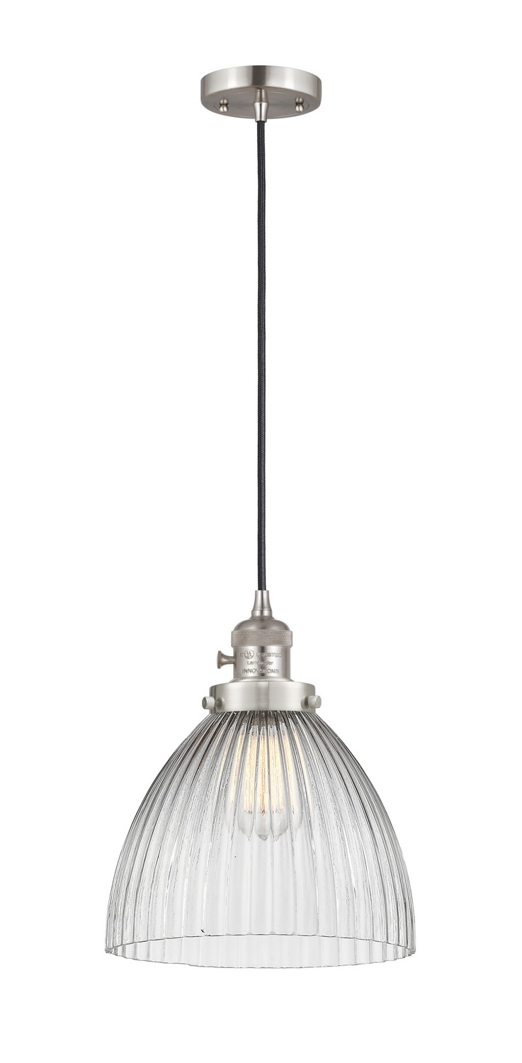 LED Mini Pendant by Innovations - Franklin Restoration Collection, Brushed Satin Nickel Finish - 201CSW-SN-G222-LED