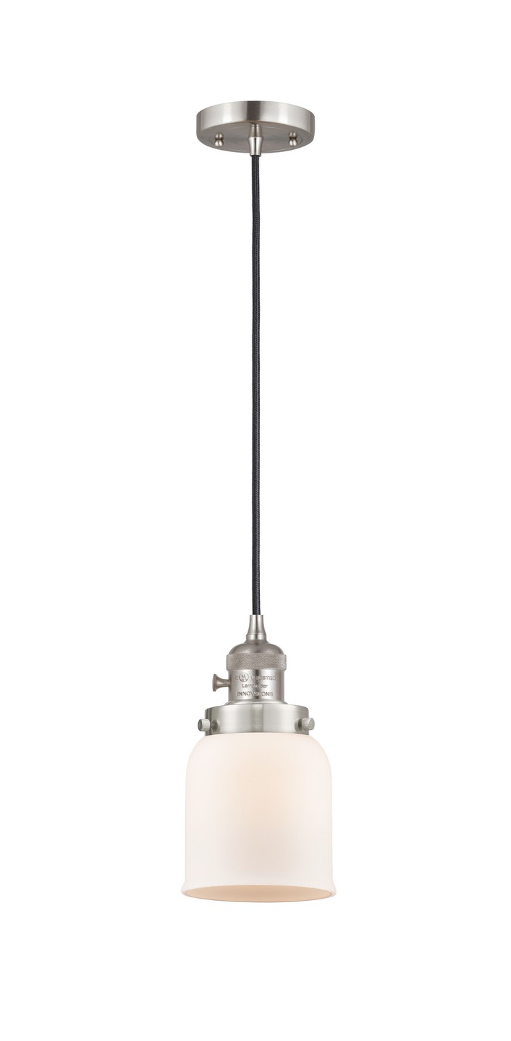 LED Mini Pendant by Innovations - Franklin Restoration Collection, Brushed Satin Nickel Finish - 201CSW-SN-G51-LED