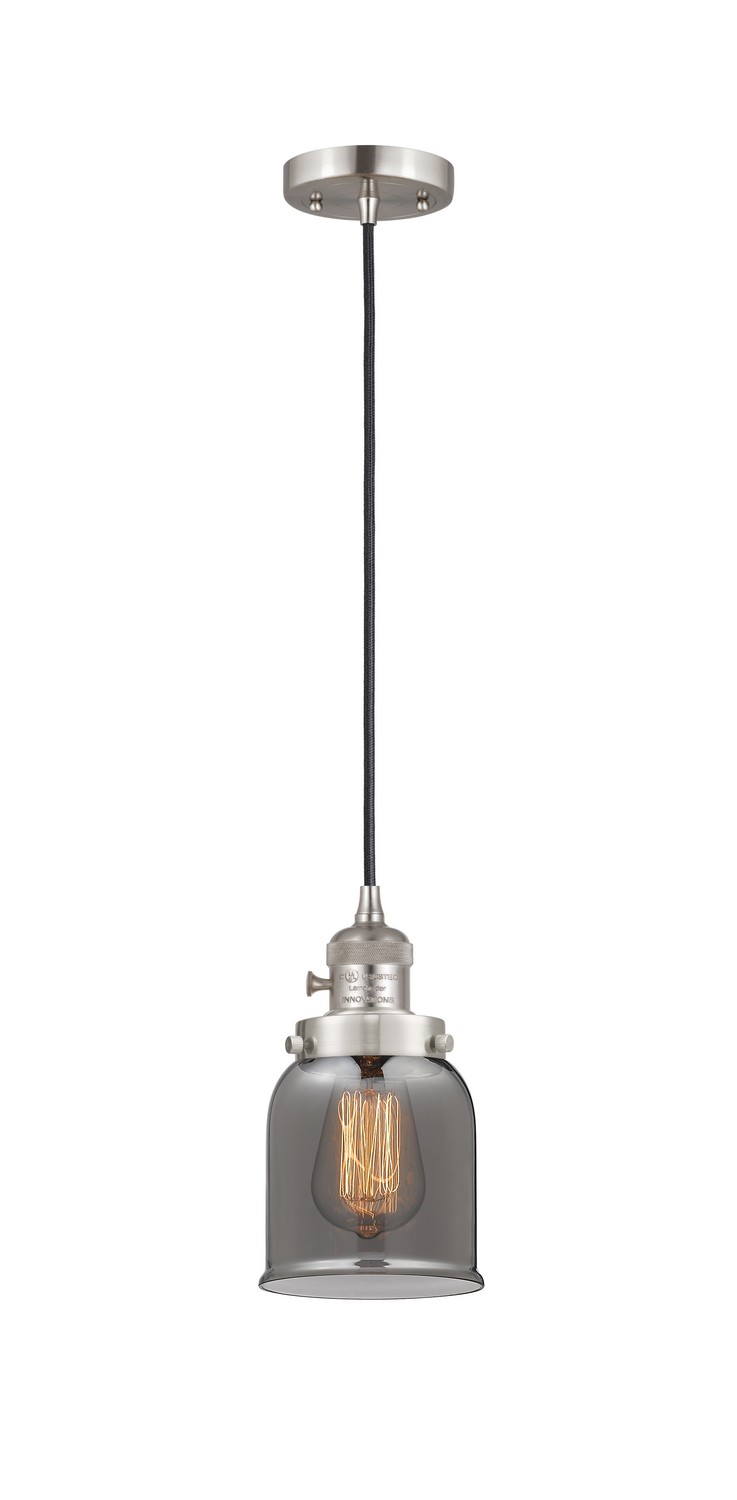LED Mini Pendant by Innovations - Franklin Restoration Collection, Brushed Satin Nickel Finish - 201CSW-SN-G53-LED