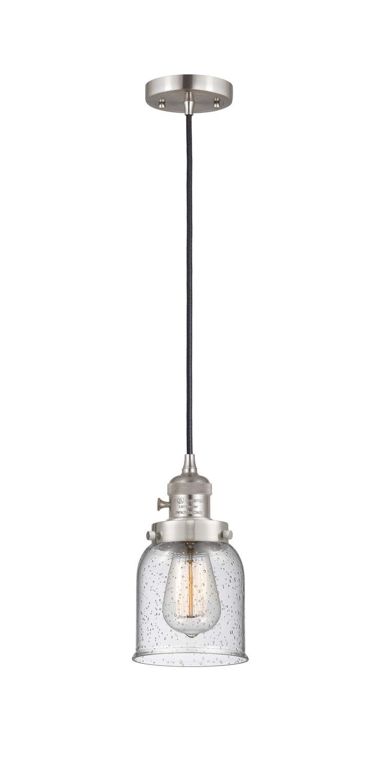 LED Mini Pendant by Innovations - Franklin Restoration Collection, Brushed Satin Nickel Finish - 201CSW-SN-G54-LED