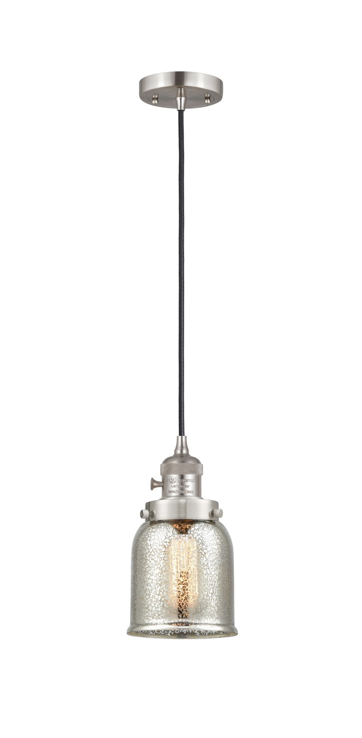 LED Mini Pendant by Innovations - Franklin Restoration Collection, Brushed Satin Nickel Finish - 201CSW-SN-G58-LED