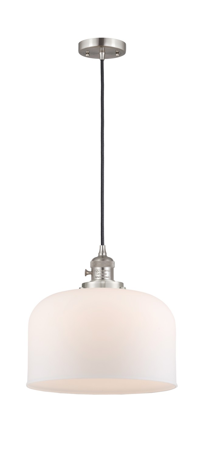 LED Mini Pendant by Innovations - Franklin Restoration Collection, Brushed Satin Nickel Finish - 201CSW-SN-G71-L-LED