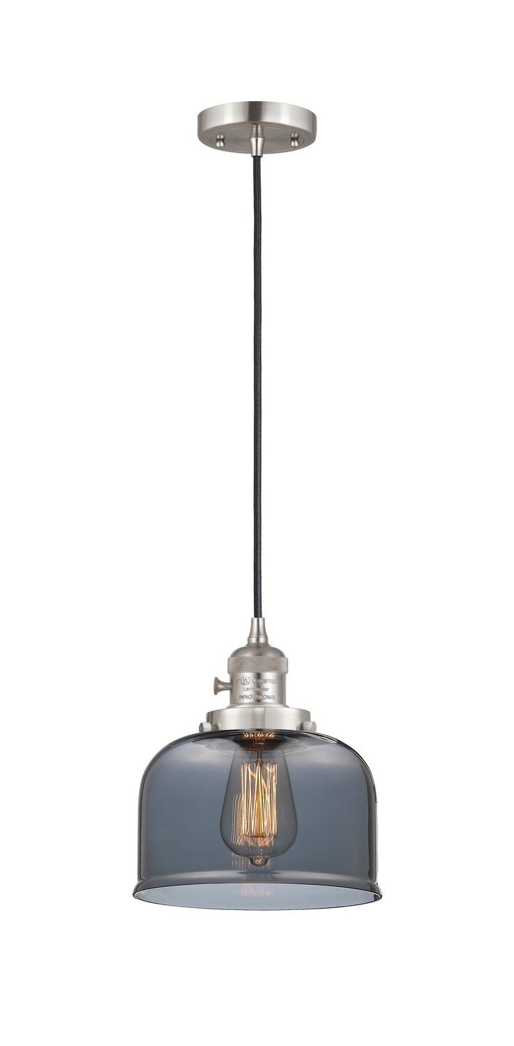 LED Mini Pendant by Innovations - Franklin Restoration Collection, Brushed Satin Nickel Finish - 201CSW-SN-G73-LED