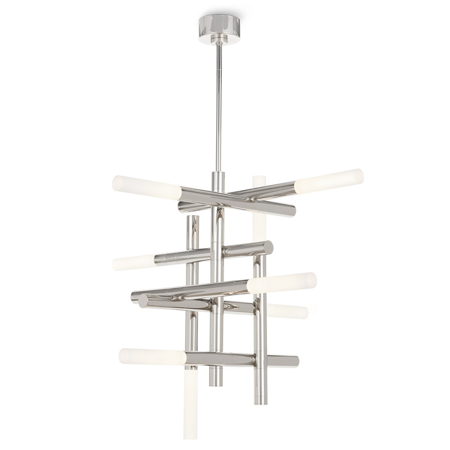 Photos - Chandelier / Lamp Regina Andrew Detroit Polished Nickel Chandelier from the Cass Collection 16-1396PN