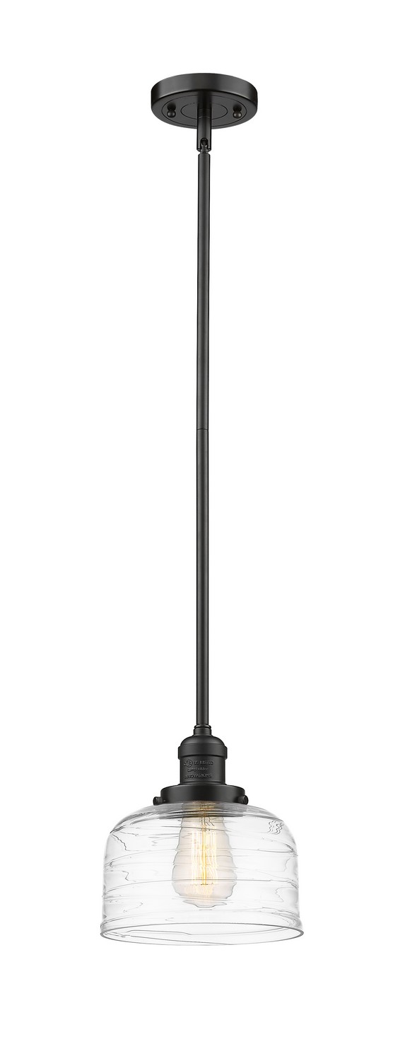 One Light Mini Pendant by Innovations - Franklin Restoration Collection, Oil Rubbed Bronze Finish - 201S-OB-G713