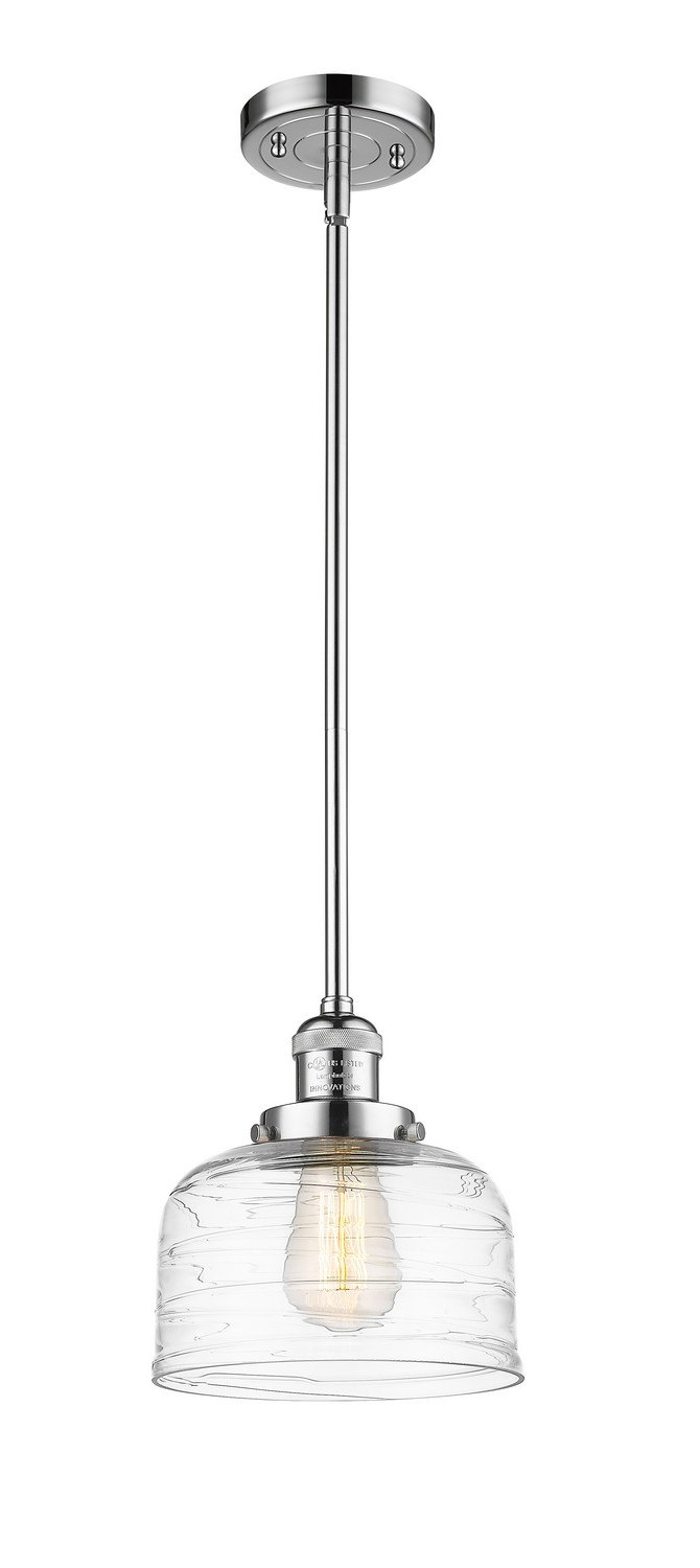 One Light Mini Pendant by Innovations - Franklin Restoration Collection, Polished Chrome Finish - 201S-PC-G713