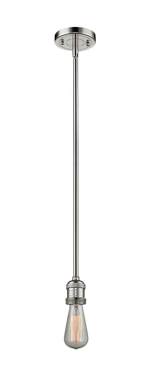 LED Mini Pendant by Innovations - Franklin Restoration Collection, Polished Nickel Finish - 201S-PN-LED