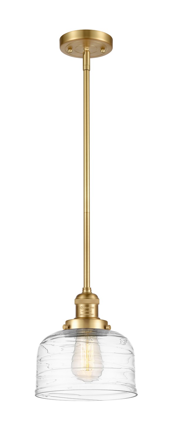 LED Mini Pendant by Innovations - Franklin Restoration Collection, Satin Gold Finish - 201S-SG-G713-LED