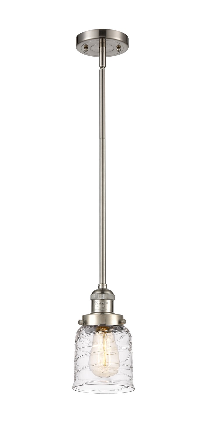 One Light Mini Pendant by Innovations - Franklin Restoration Collection, Brushed Satin Nickel Finish - 201S-SN-G513