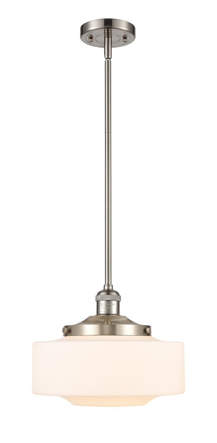 One Light Mini Pendant by Innovations - Franklin Restoration Collection, Brushed Satin Nickel Finish - 201S-SN-G691-12